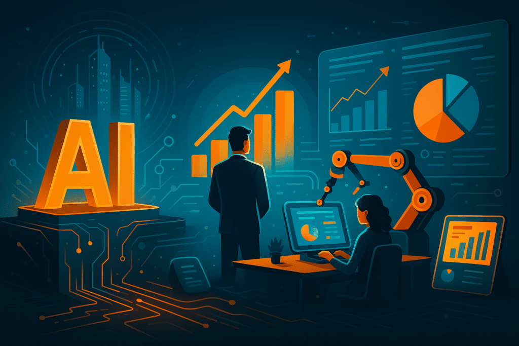 AI-powered tools transforming business growth with automation and analytics.
