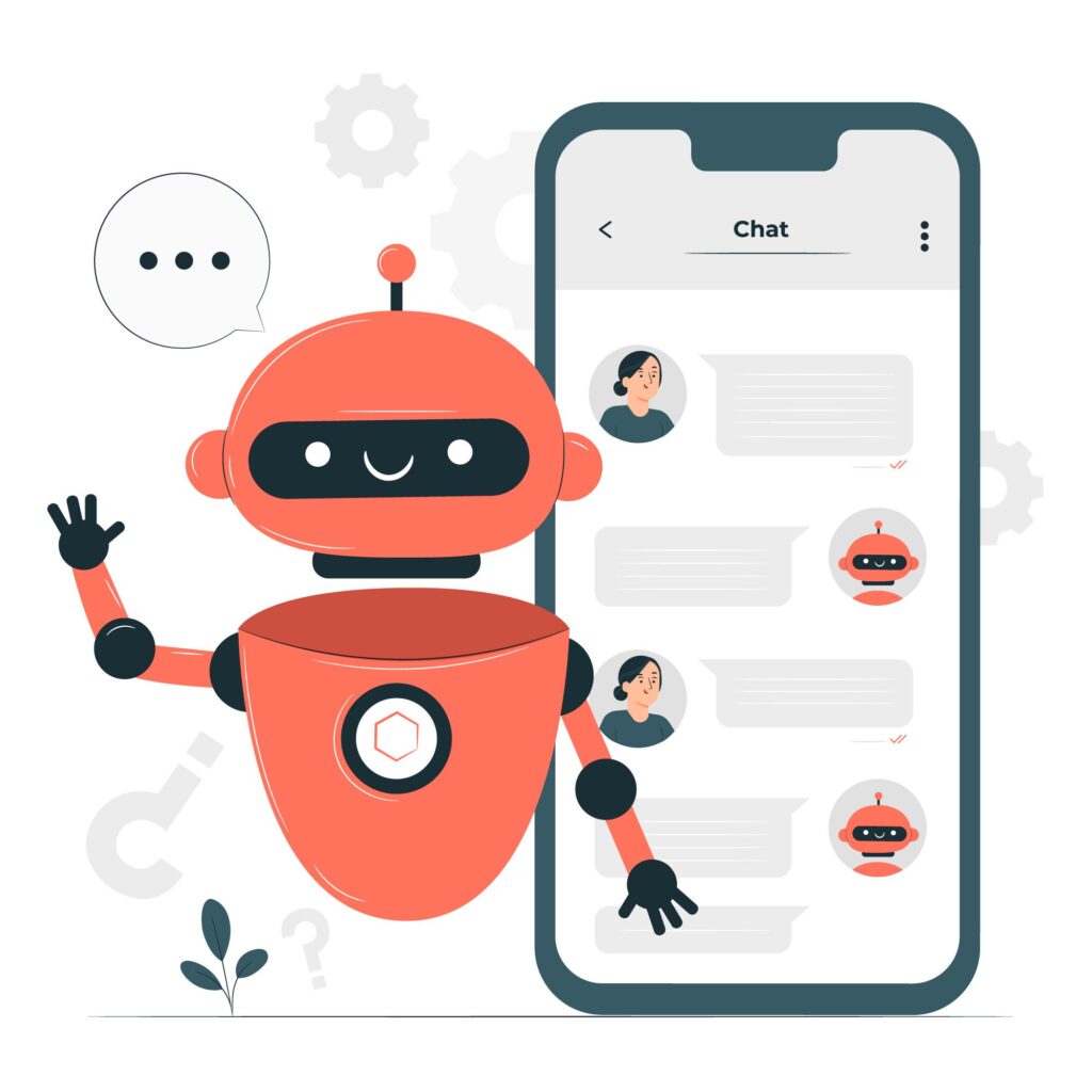 AI chatbot helping customer in 2025